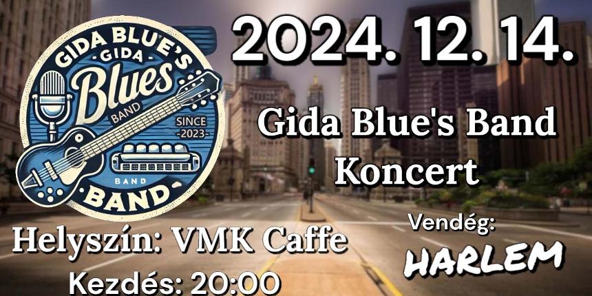 Gida Blue's Band s HARLEM- Balaton koncert